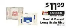 ShopRite Bowl & Basket Long Grain Rice offer
