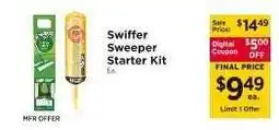 ShopRite Swiffer Sweeper Starter Kit offer
