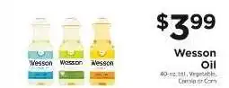 ShopRite Wesson Oil offer
