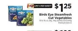 ShopRite Birds Eye Steamfresh Cut Vegetables offer