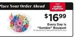 ShopRite Every Day Is “Sundae” Bouquet offer