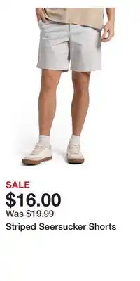 TJ Maxx Striped Seersucker Shorts offer