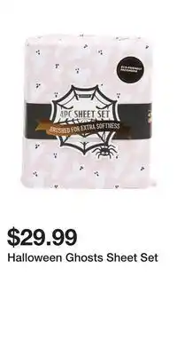 TJ Maxx Halloween Ghosts Sheet Set offer