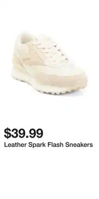 TJ Maxx Leather Spark Flash Sneakers offer