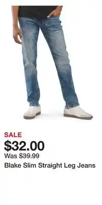 TJ Maxx Blake Slim Straight Leg Jeans offer