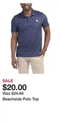 TJ Maxx Beachside Polo Top offer