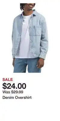 TJ Maxx Denim Overshirt offer
