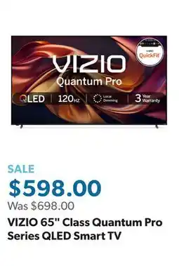 Sam's Club VIZIO 65 Class Quantum Pro Series QLED Smart TV offer