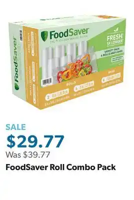 Sam's Club FoodSaver Roll Combo Pack offer