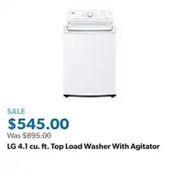 Sam's Club LG 4.1 cu. ft. Top Load Washer With Agitator offer