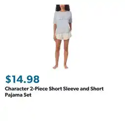 Sam's Club Character 2-Piece Short Sleeve and Short Pajama Set offer
