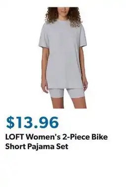 Sam's Club LOFT Women's 2-Piece Bike Short Pajama Set offer