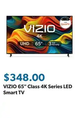 Sam's Club VIZIO 65 Class 4K Series LED Smart TV offer