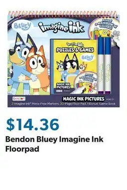 Sam's Club Bendon Bluey Imagine Ink Floorpad offer