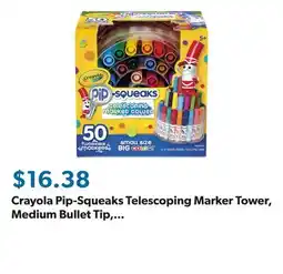 Sam's Club Crayola Pip-Squeaks Telescoping Marker Tower, Medium Bullet Tip, Assorted Colors, 50/Pack offer