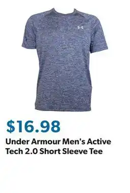 Sam's Club Under Armour Men's Active Tech 2.0 Short Sleeve Tee offer