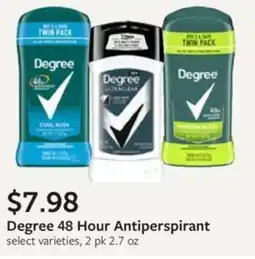 Fareway Degree 48 Hour Antiperspirant offer