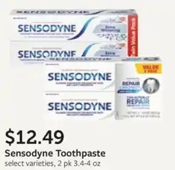 Fareway Sensodyne Toothpaste offer