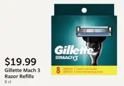 Fareway Gillette Mach 3 Razor Refills offer