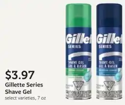 Fareway Gillette Series Shave Gel offer