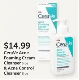Fareway CeraVe Acne Foaming Cream Cleanser offer