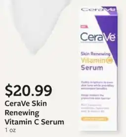 Fareway CeraVe Skin Renewing Vitamin C Serum offer