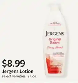 Fareway Jergens Lotion offer