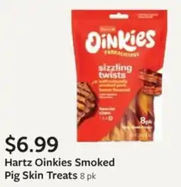 Fareway Hartz Oinkies Smoked Pig Skin Treats offer