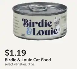 Fareway Birdie & Louie Cat Food offer