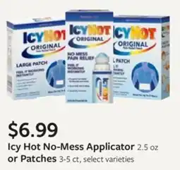 Fareway Icy Hot No-Mess Applicator or Patches offer