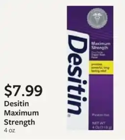 Fareway Desitin Maximum Strength offer