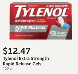 Fareway Tylenol Extra Strength Rapid Release Gels offer