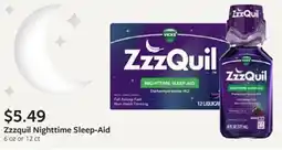 Fareway Zzzquil Nighttime Sleep-Aid offer