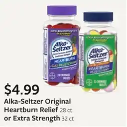 Fareway Alka-Seltzer Original Heartburn Relief offer