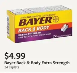 Fareway Bayer Back & Body Extra Strength 24 caplets offer