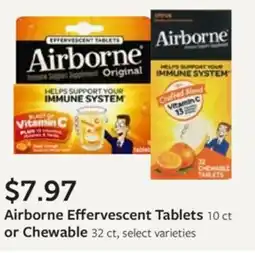 Fareway Airborne Effervescent Tablets or Chewable offer