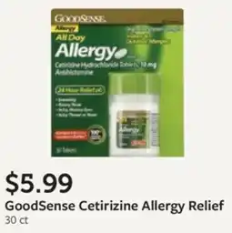 Fareway GoodSense Cetirizine Allergy Relief offer