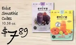 Gristedes Evive Smoothie Cubes offer