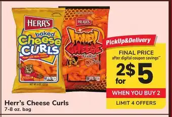 ACME Herr's Cheese Curls offer