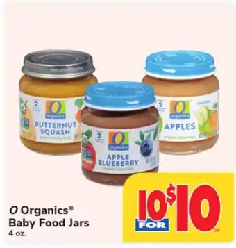 ACME O Organics Baby Food Jars offer