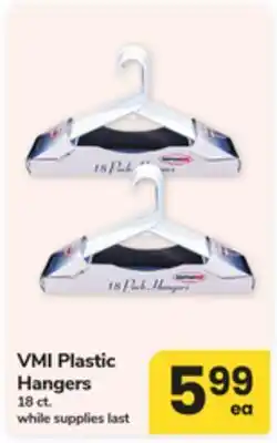 ACME VMI Plastic Hangers offer
