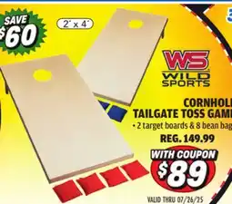 Big 5 Wild Sports Regulation Width and Length Wood Cornhole Game offer