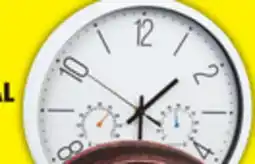 Big 5 Total Vision Modern 12 Weather Station Wall Clock offer