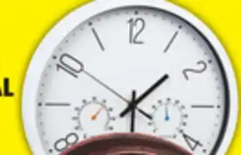 Big 5 Total Vision Modern 12 Weather Station Wall Clock offer