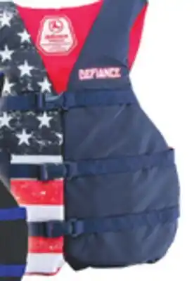 Big 5 Defiance Stars and Stripes Adult Universal Life Vest offer