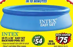 Big 5 Intex 10' x 30 Easy Set Backyard Pool Set offer