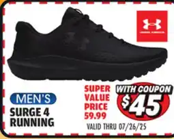Big 5 Under Armour Surge 4 Men's Running Shoes offer