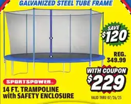 Big 5 Sportspower 14' Trampoline with Safety Enclosure offer