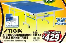 Big 5 Stiga XTR Indoor/Outdoor Table Tennis Table offer