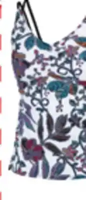 Big 5 Free Country Women's Sunlit Floral Side Shirt Tankini Top offer